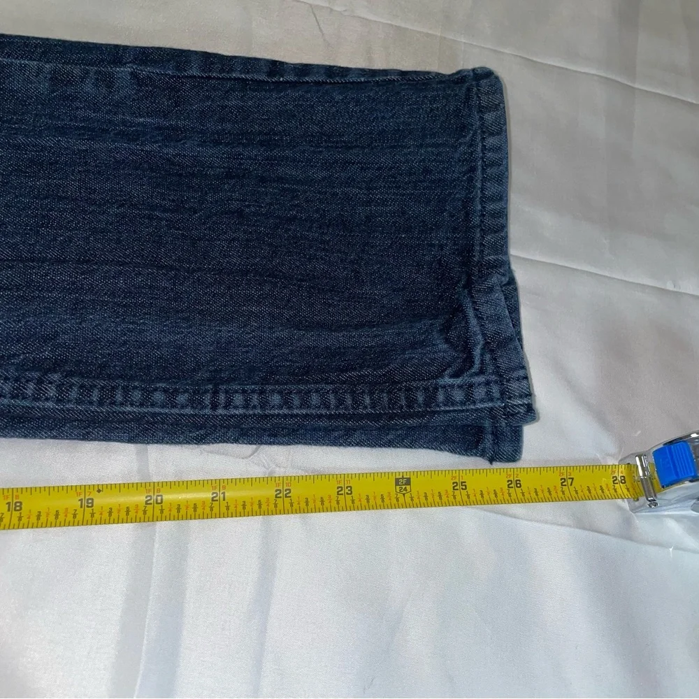 Cody James Boys Dark Wash Bootcut Denim Jeans Size 14 Western Contrast Stitch